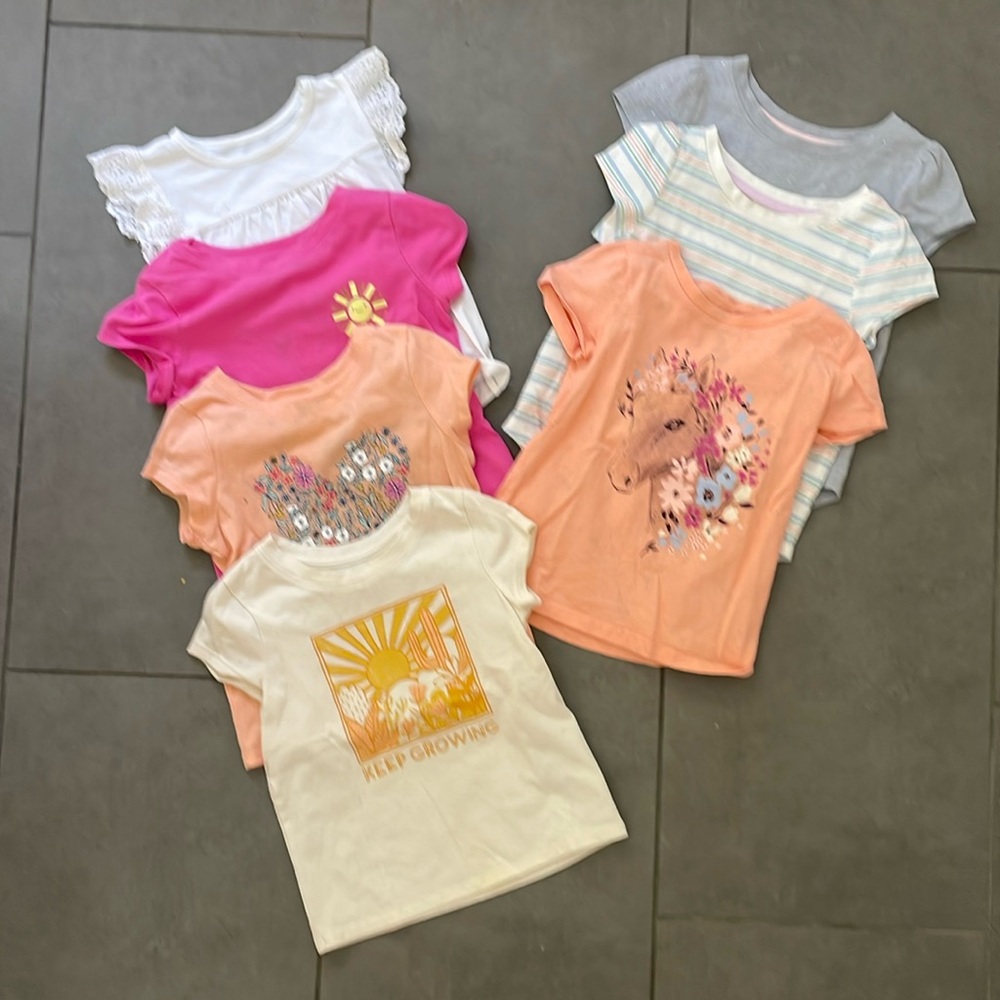 7 Pack Tshirts Girls